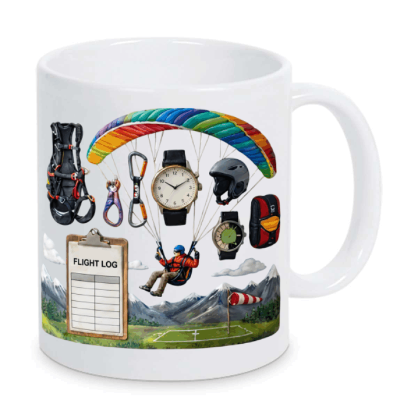 Tasse Paragleiten